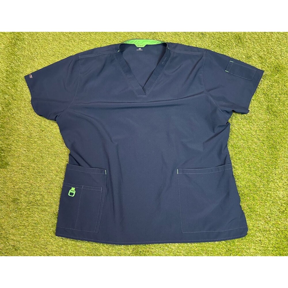 Carhartt Force Women's Blue Scrub Top Size 3X